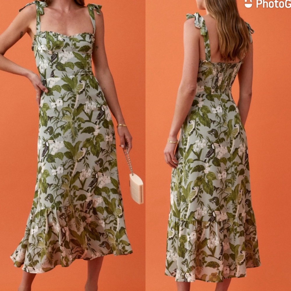 Reformation Nikita Dress Tropical